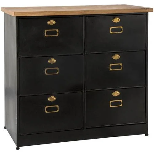 Atmosphera Commode 6 Casiers Gold Ivan &#8211;