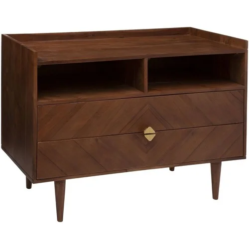 Atmosphera Commode Roxas 2 tiroirs en Acacia