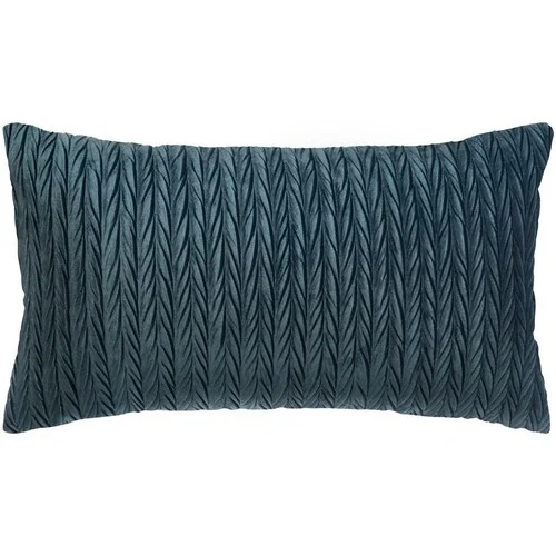 Atmosphera Coussin design en velours plissé Poésie