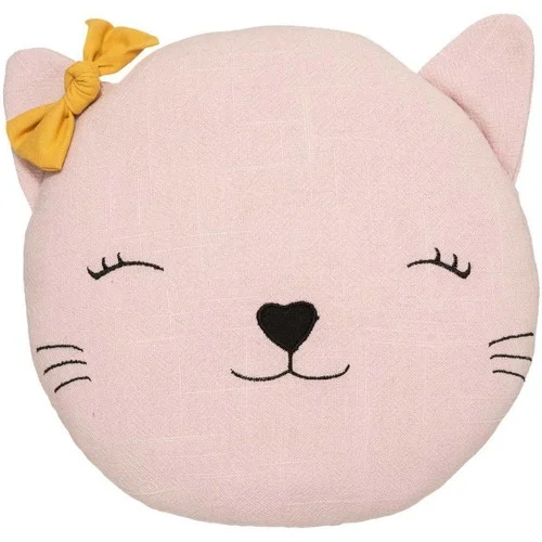 Atmosphera Coussin 27&#215;27 cm chat rose