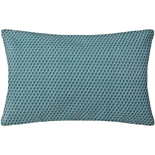 Atmosphera Coussin rectangulaire en coton à motif Otto