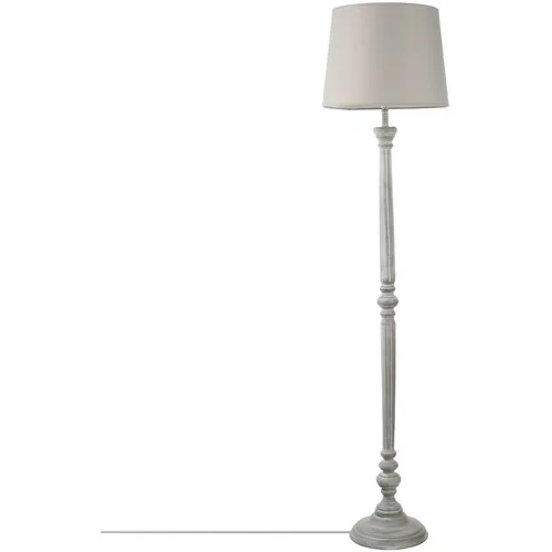 Atmosphera Lampadaire design bois Leo