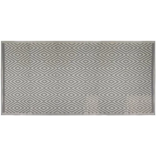 Atmosphera Tapis intérieur et extérieur Plastiq 90&#215;180 losange gris