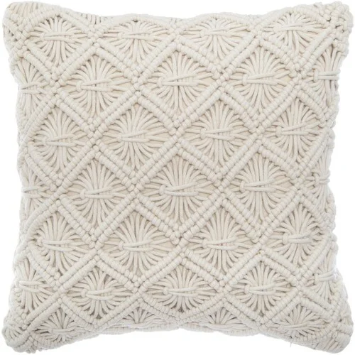 Atmosphera Coussin design ethnique macramé Eté Indien