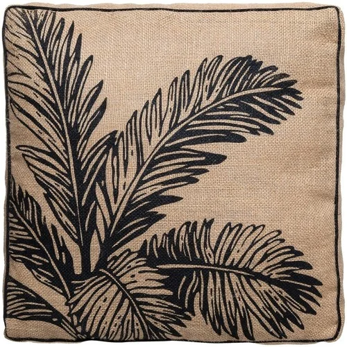 Atmosphera Coussin de sol jute 40x40x8 cm Cuba