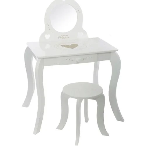 Atmosphera Coiffeuse enfant avec tabouret Demoiselle