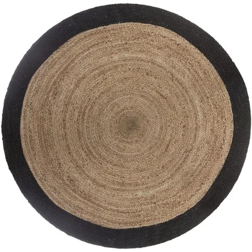 Atmosphera Tapis rond en jute Scandi