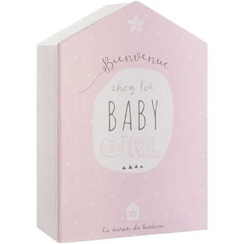 Atmosphera Coffret de naissance Maison &#8211; 21 x 30 cm