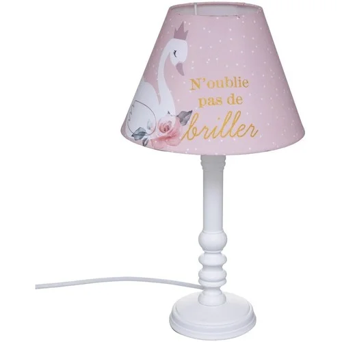 Atmosphera Lampe à poser Princesse pied bois