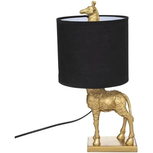 Atmosphera Lampe droite Girafe doré H42