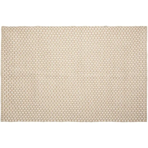 Atmosphera Tapis en jute croisillon au format rectangulaire