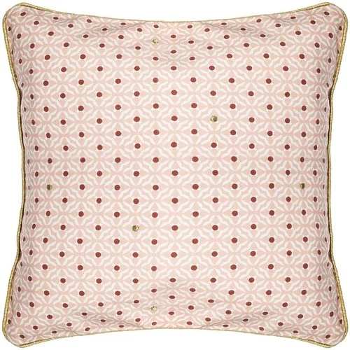 Atmosphera Housse de coussin Mosaïque brodée 40&#215;40 cm