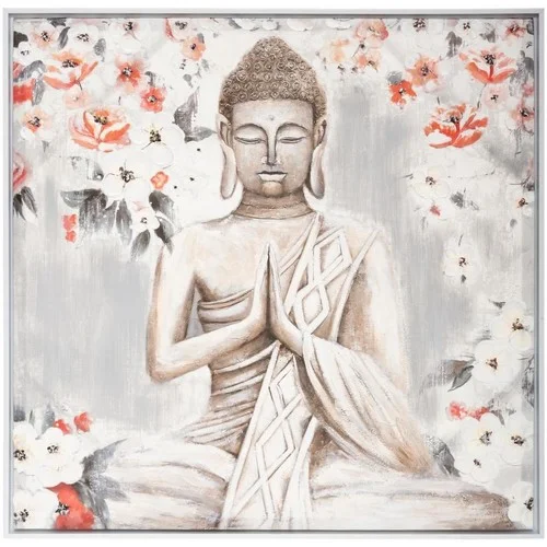 Atmosphera Toile Peinture Bouddha 78 x 78 cm &#8211;