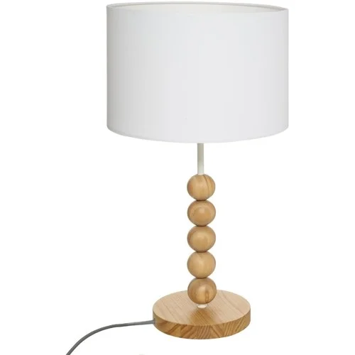 Atmosphera Lampe à poser design bois Nino