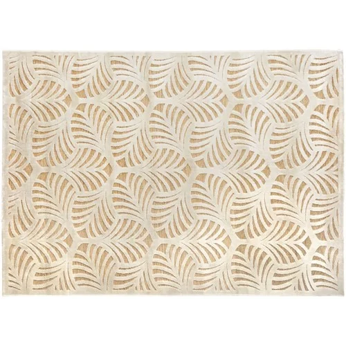 Atmosphera Tapis relief motif feuille