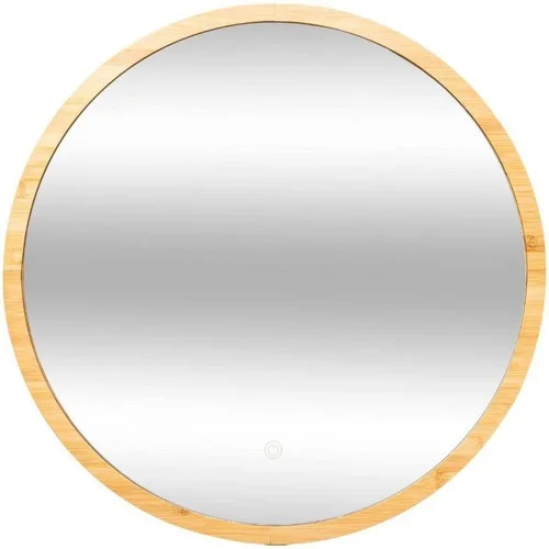 Atmosphera Miroir rond mural LED bambou 57 cm