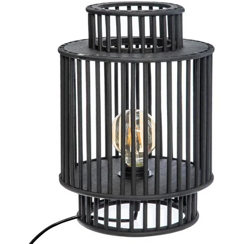 Atmosphera Lampe Bambou Noir Slow