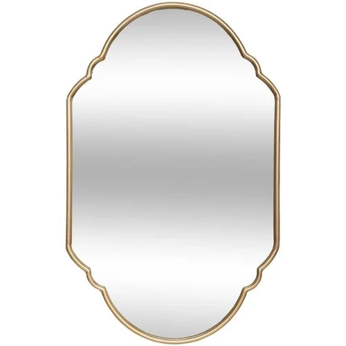 Atmosphera Miroir Métal Or 68,5 x 43 cm Nelia &#8211;