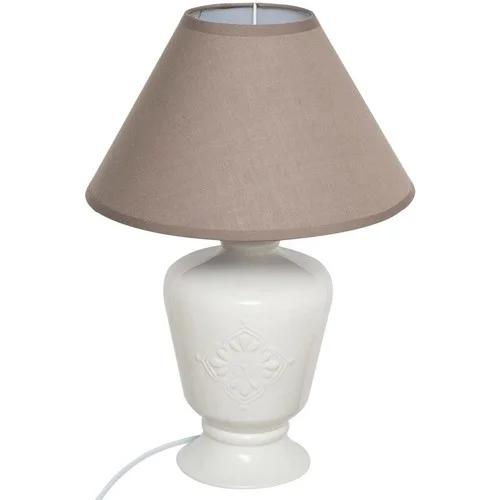 Atmosphera Lampe céramique Fango taupe H40