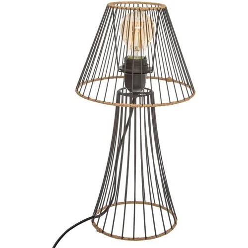 Atmosphera Lampe Métal Rotin