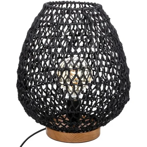 Atmosphera Lampe Métallique + Papier Noir H 35 ETEL