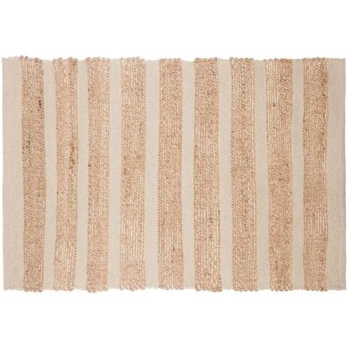 Atmosphera Tapis en jute naturel rayures Box