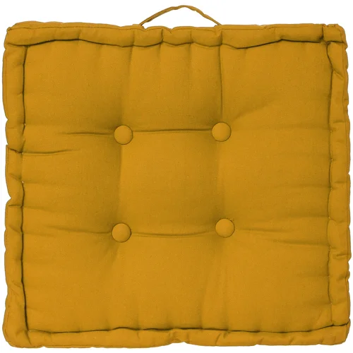 Atmosphera Coussin de sol ocre 40x40x8cm