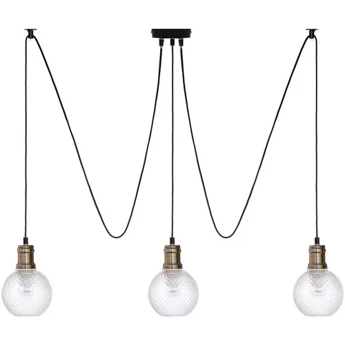 Atmosphera Suspension en verre 3 lampes Kat